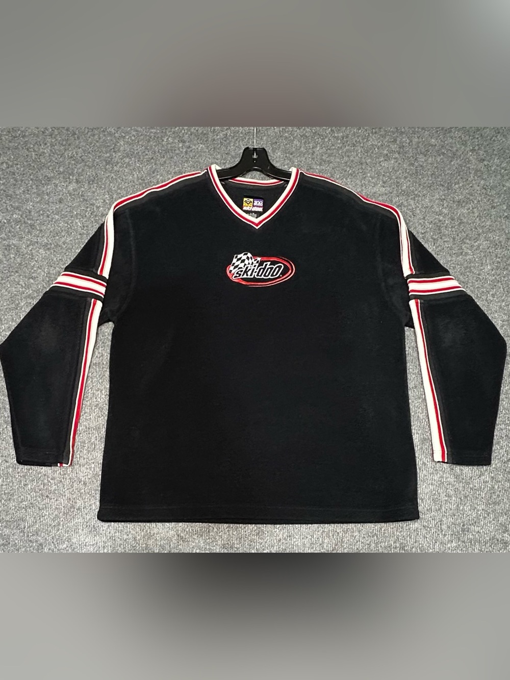 Ski Doo Snowmobile Vintage 2000s Y2K Fleece Sweater Pullover - Sno Gear